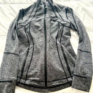 Women's Gray Zip-Up Jacket